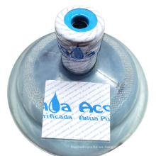 Etiquetas de botella de agua de agua de tapa de plástico personalizada